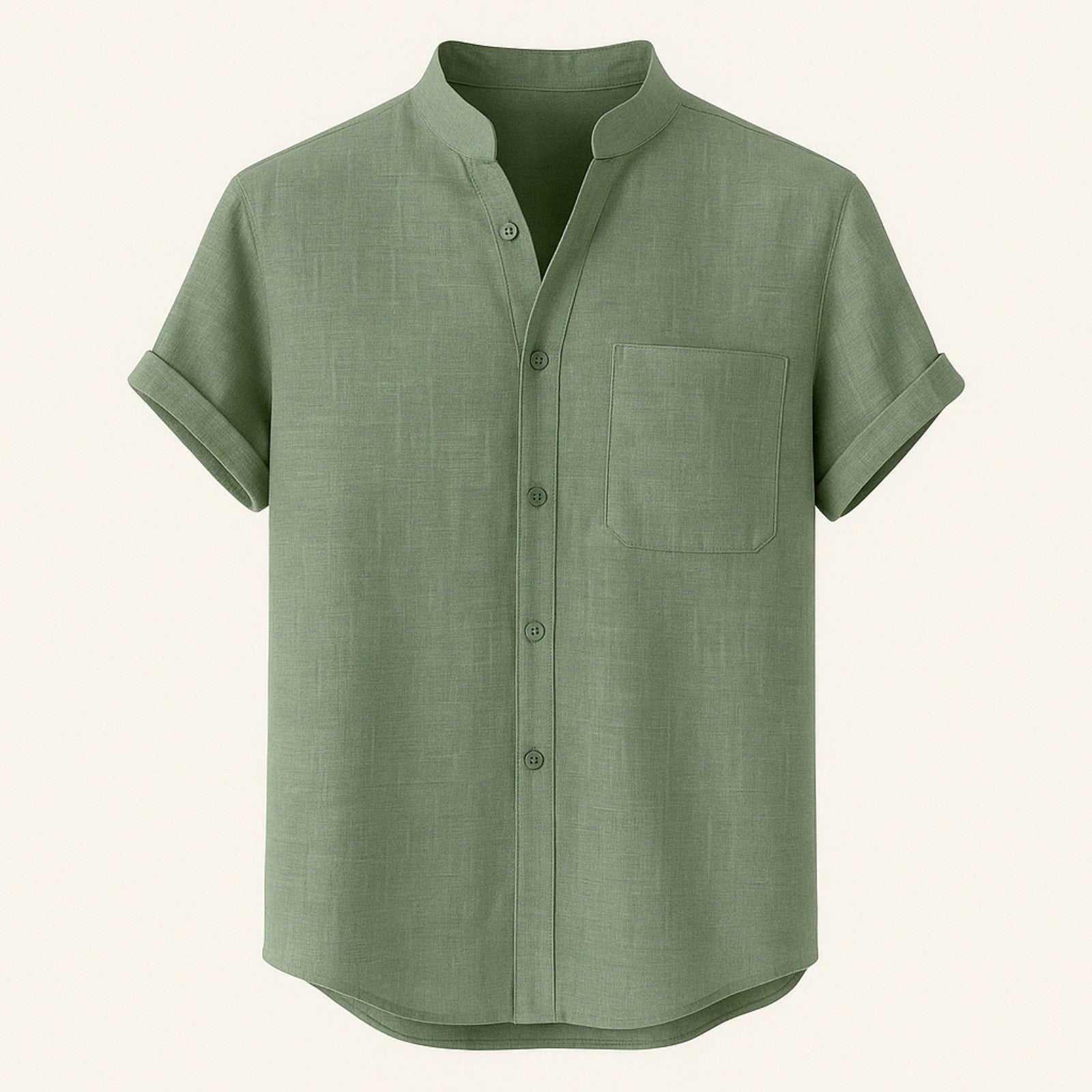 MARIVELOFASHION | CAMICIA ABBOTTONATA | MISTO POLIESTERE-LINO