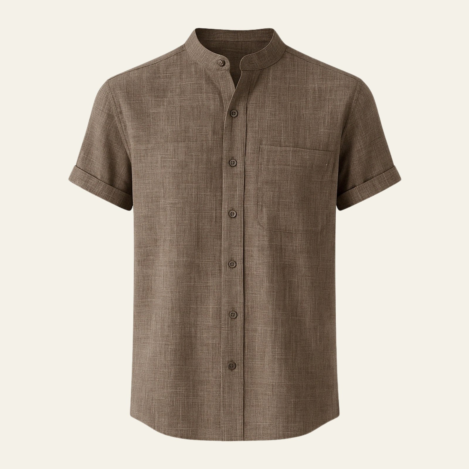 MARIVELOFASHION | CAMICIA ABBOTTONATA | MISTO POLIESTERE-LINO