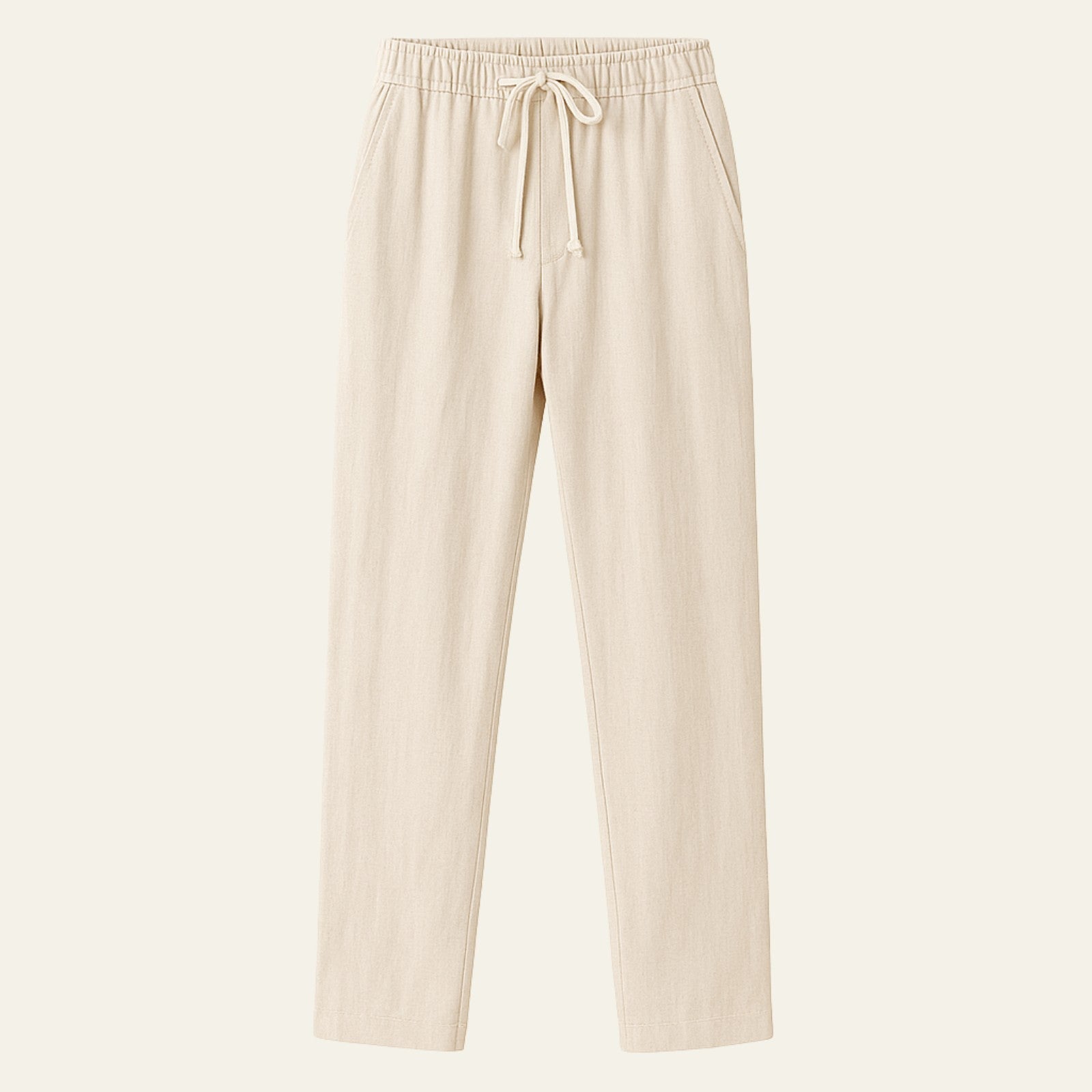 MARIVELOFASHION | PANTALONE IN MISTO LINO – VESTIBILITÀ DRITTA
