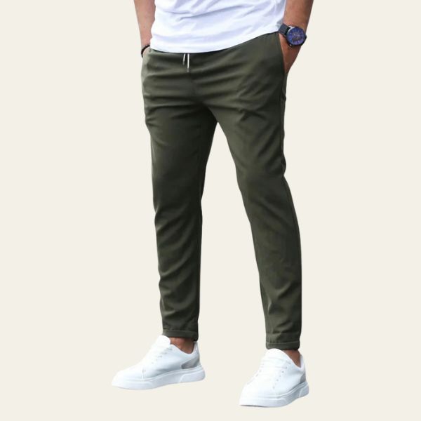 MARIVELOFASHION | PANTALONI SLIM FIT ELASTICIZZATI | COTONE