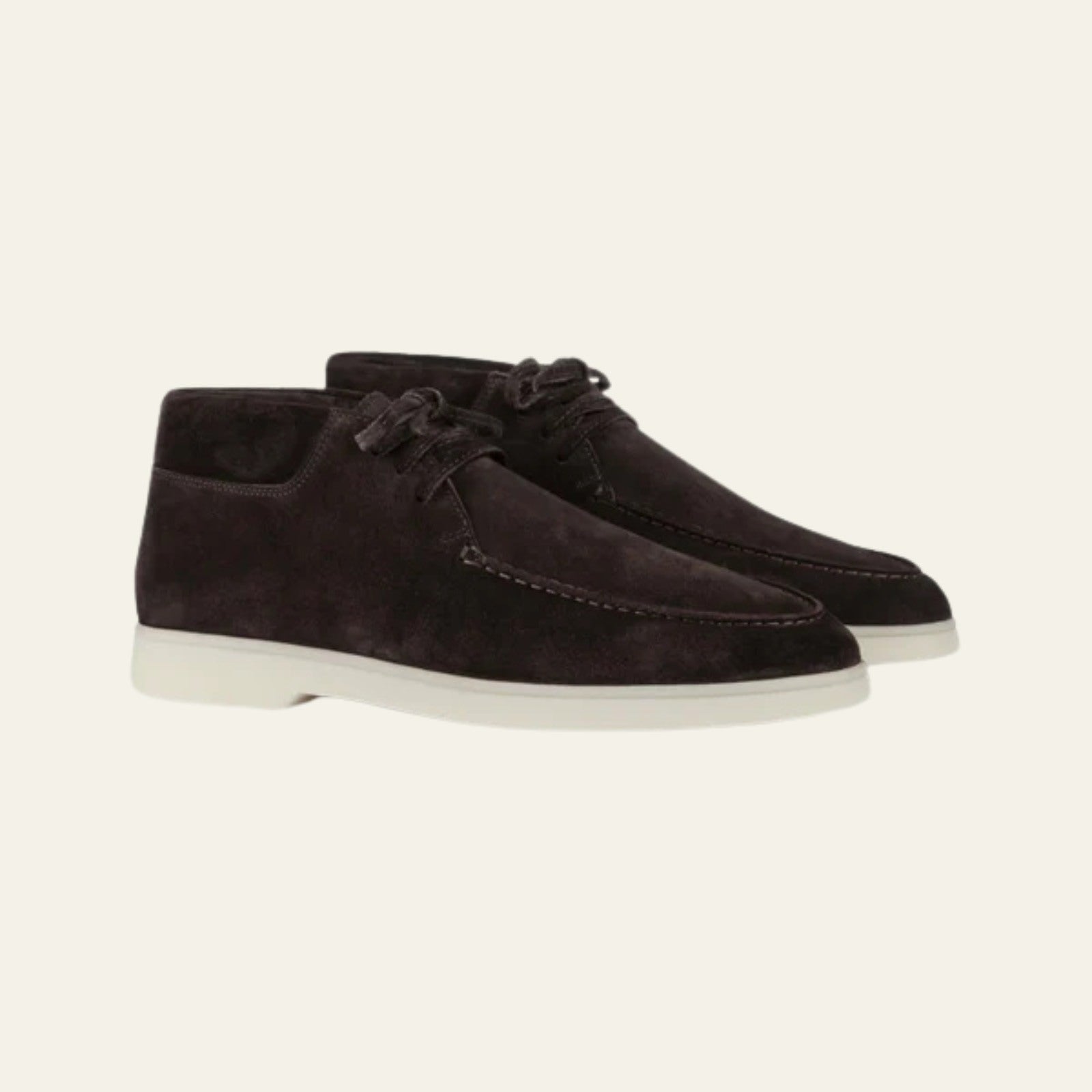 MARIVELOFASHION | DESERT BOOT | STIVALETTI IN CAMOSCIO VEGANO GRIGIO CALDO