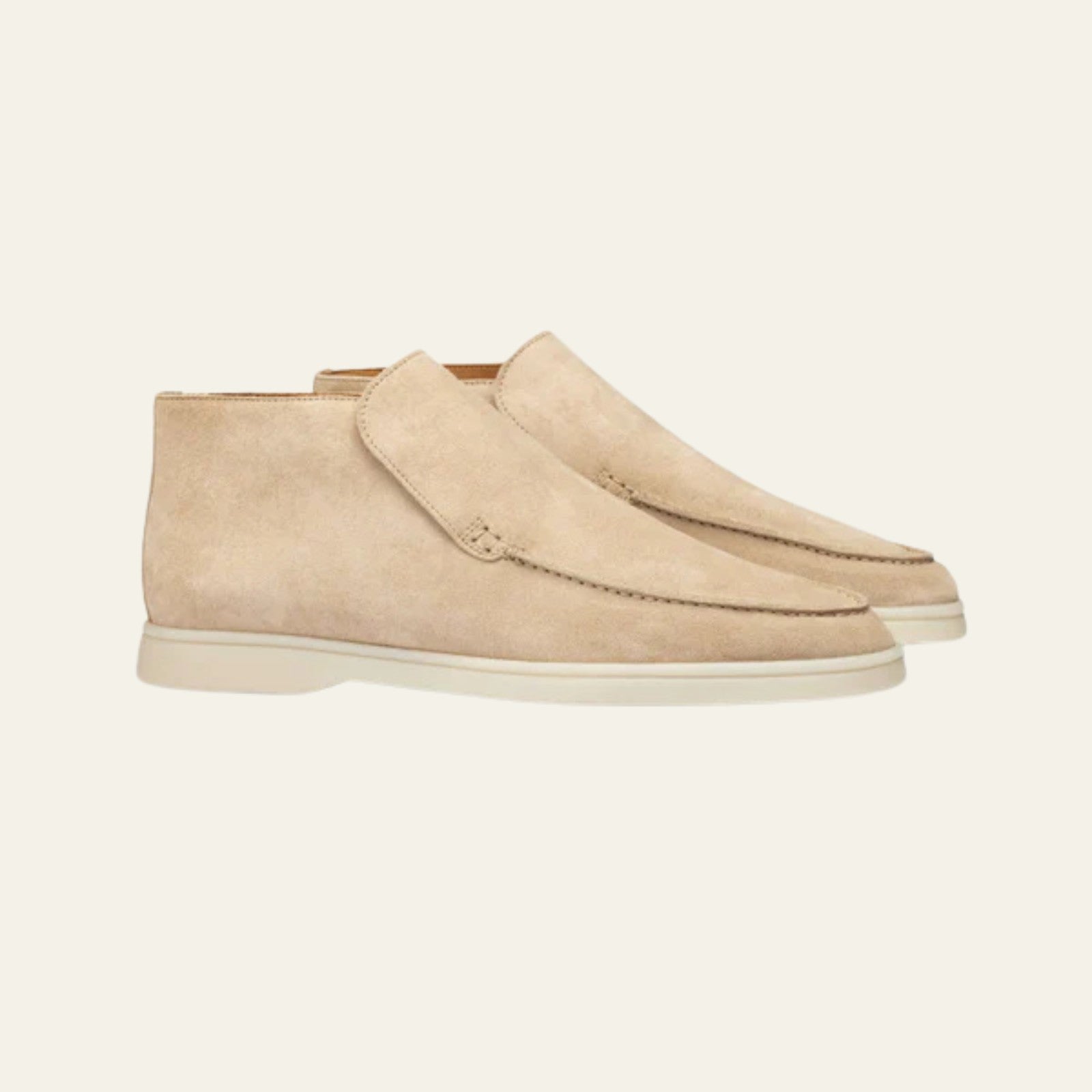 MARIVELOFASHION | MOCASSINI DA UOMO | SCARPE SLIP-ON IN CAMOSCIO VEGANO