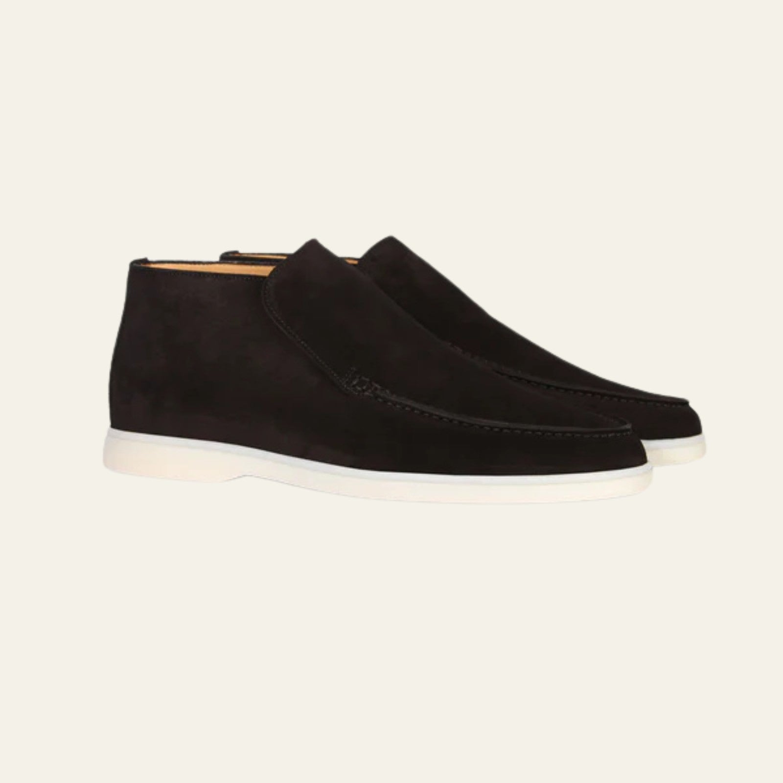 MARIVELOFASHION | MOCASSINI DA UOMO | SCARPE SLIP-ON IN CAMOSCIO VEGANO