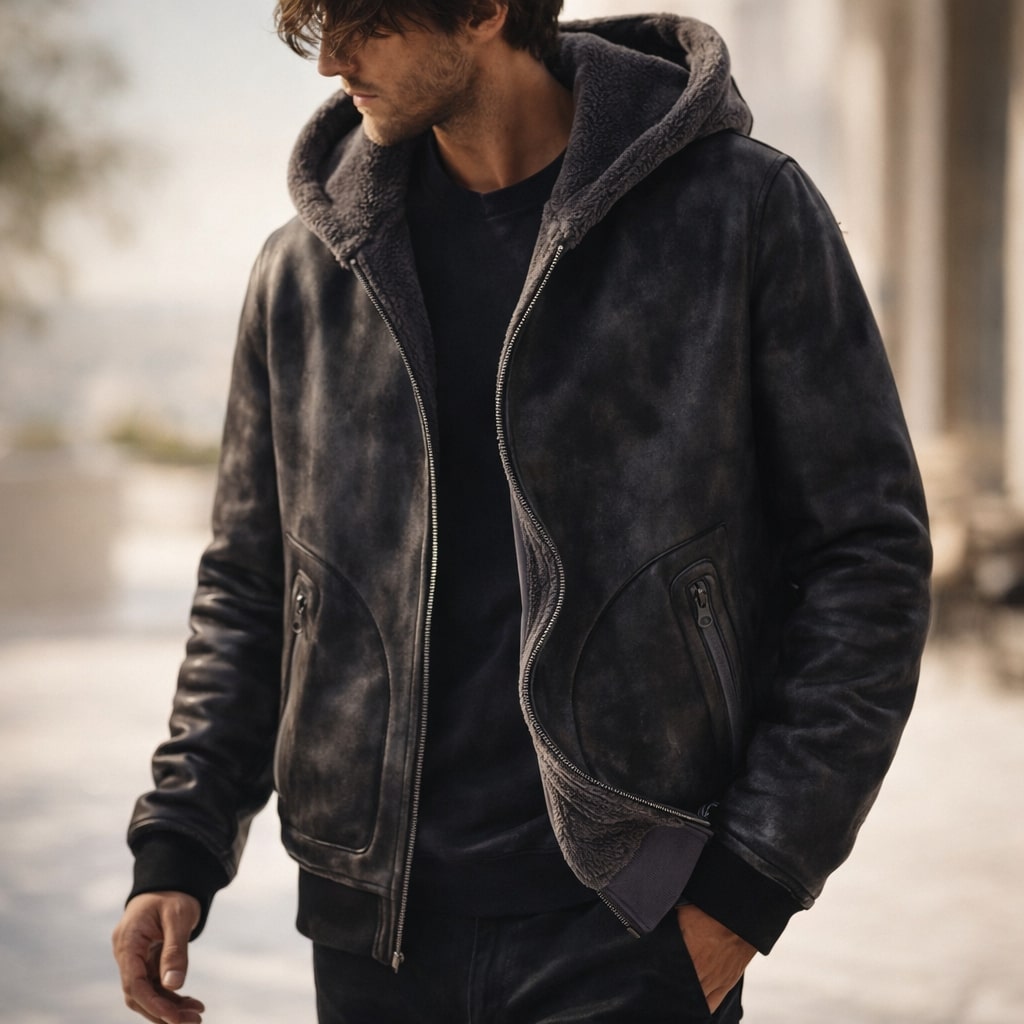 MARIVELOFASHION | GIACCA ISOLANTE CON ZIP DA UOMO