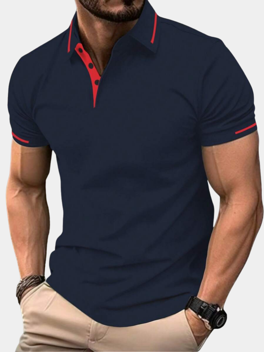 MARIVELOFASHION | DARIO | POLO ELEGANTE PER LE GIORNATE ESTIVE AL LAVORO DA UOMO