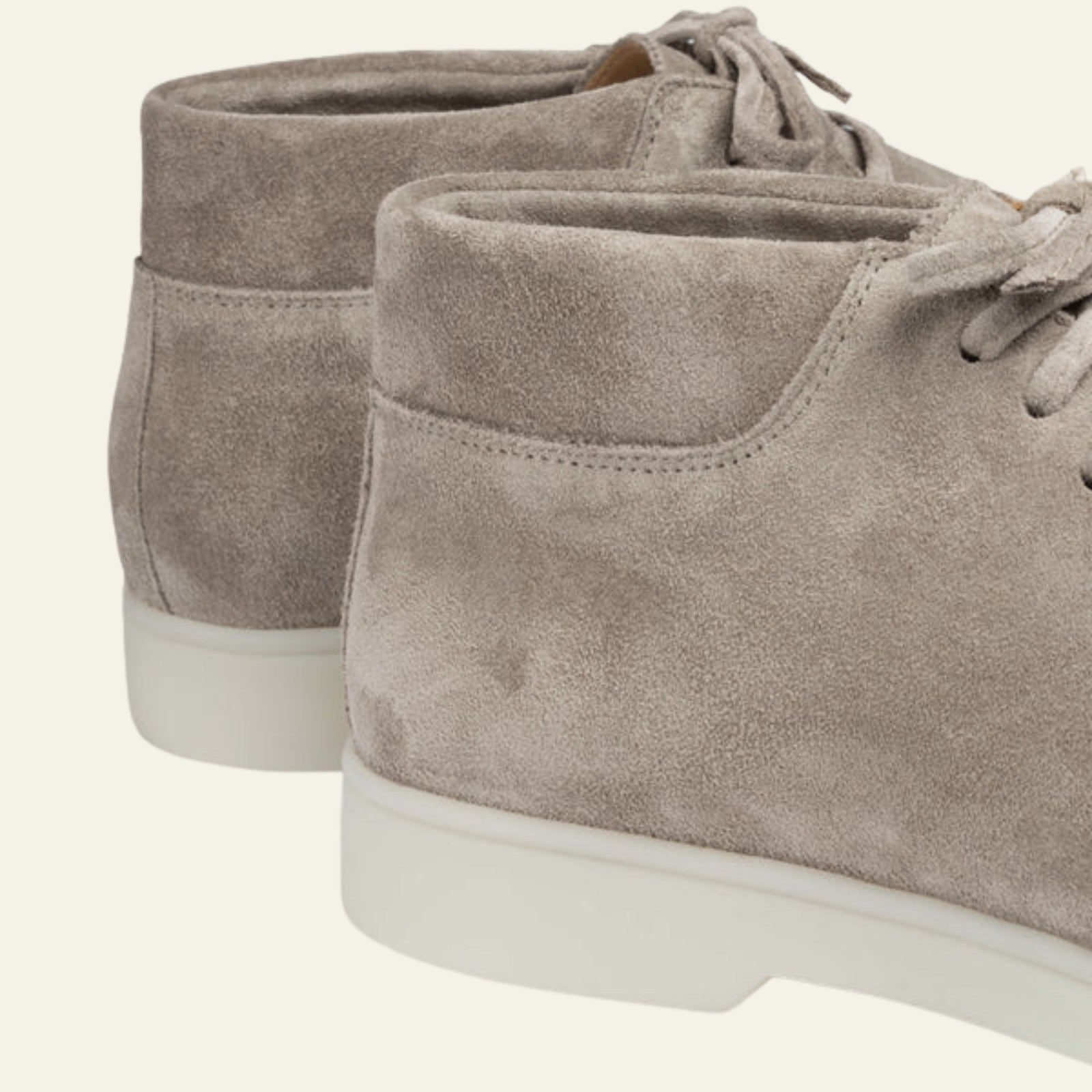 MARIVELOFASHION | DESERT BOOT IN CAMOSCIO VEGANO – GRIGIO CHIARO