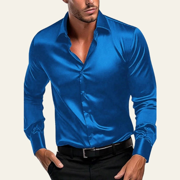MARIVELOFASHION | CAMICIA MANICA LUNGA | TESSUTO SATINATO