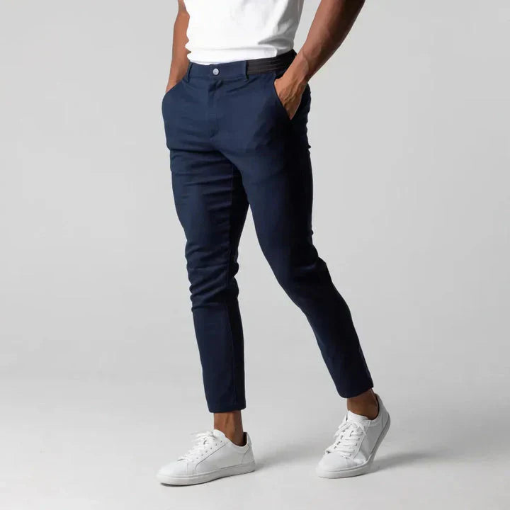 MARIVELOFASHION | PANTALONI SLIM FIT ELASTICIZZATI | GAMBA AFFUSOLATA