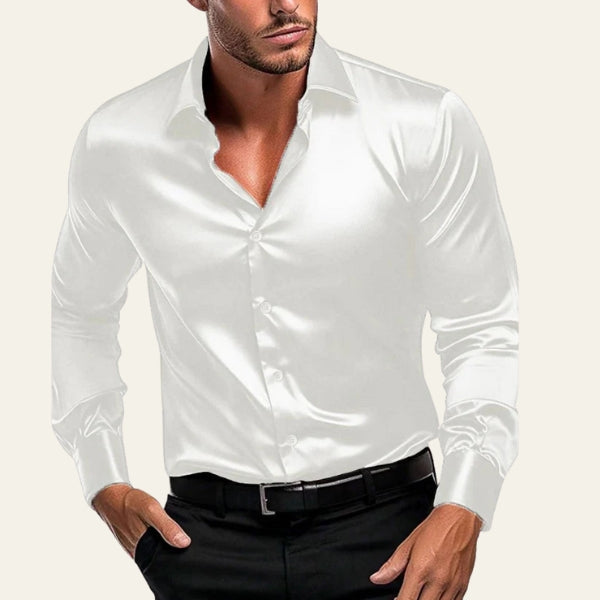 MARIVELOFASHION | CAMICIA MANICA LUNGA | TESSUTO SATINATO