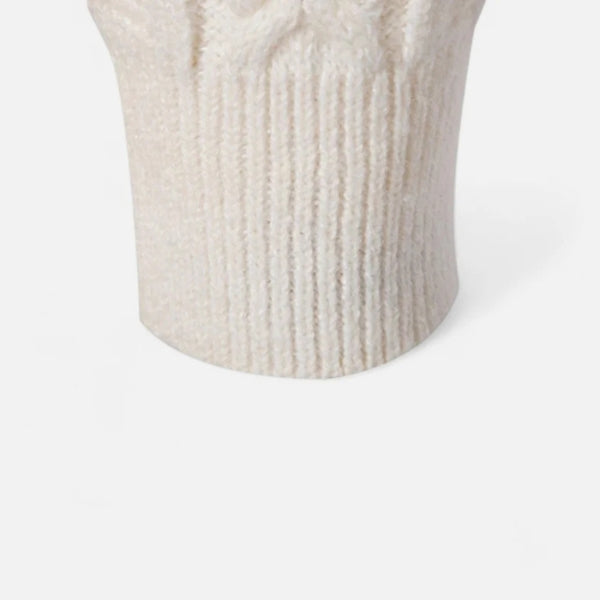 MARIVELOFASHION | MAGLIONE GIROCOLLO A TRECCE
