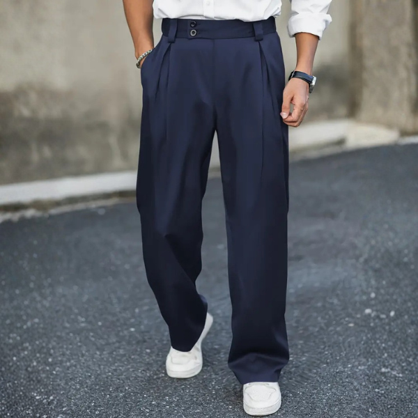 MARIVELOFASHION | PANTALONI CON PINCE | VESTIBILITÀ RILASSATA