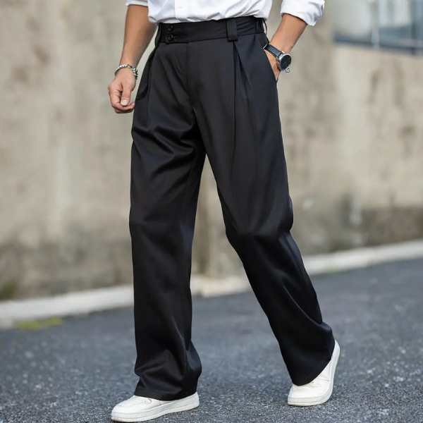 MARIVELOFASHION | PANTALONI CON PINCE | VESTIBILITÀ RILASSATA