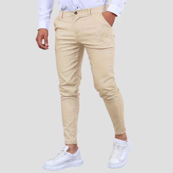 MARIVELOFASHION | PANTALONI SLIM IN VISCOSA