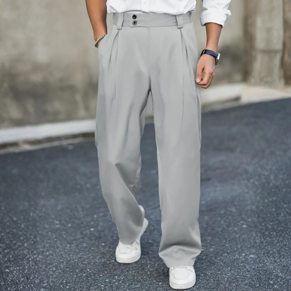 MARIVELOFASHION | PANTALONI CON PINCE | VESTIBILITÀ RILASSATA