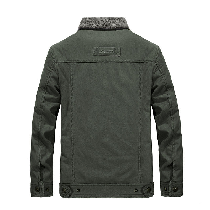 MARIVELOFASHION | GIACCA IN COTONE FODERATA IN SHERPA DA UOMO