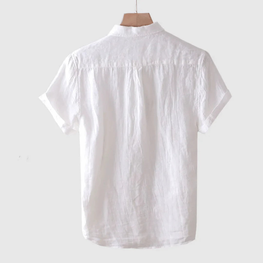 Scott | Elegante Camicia a Maniche Corte con Bottoni