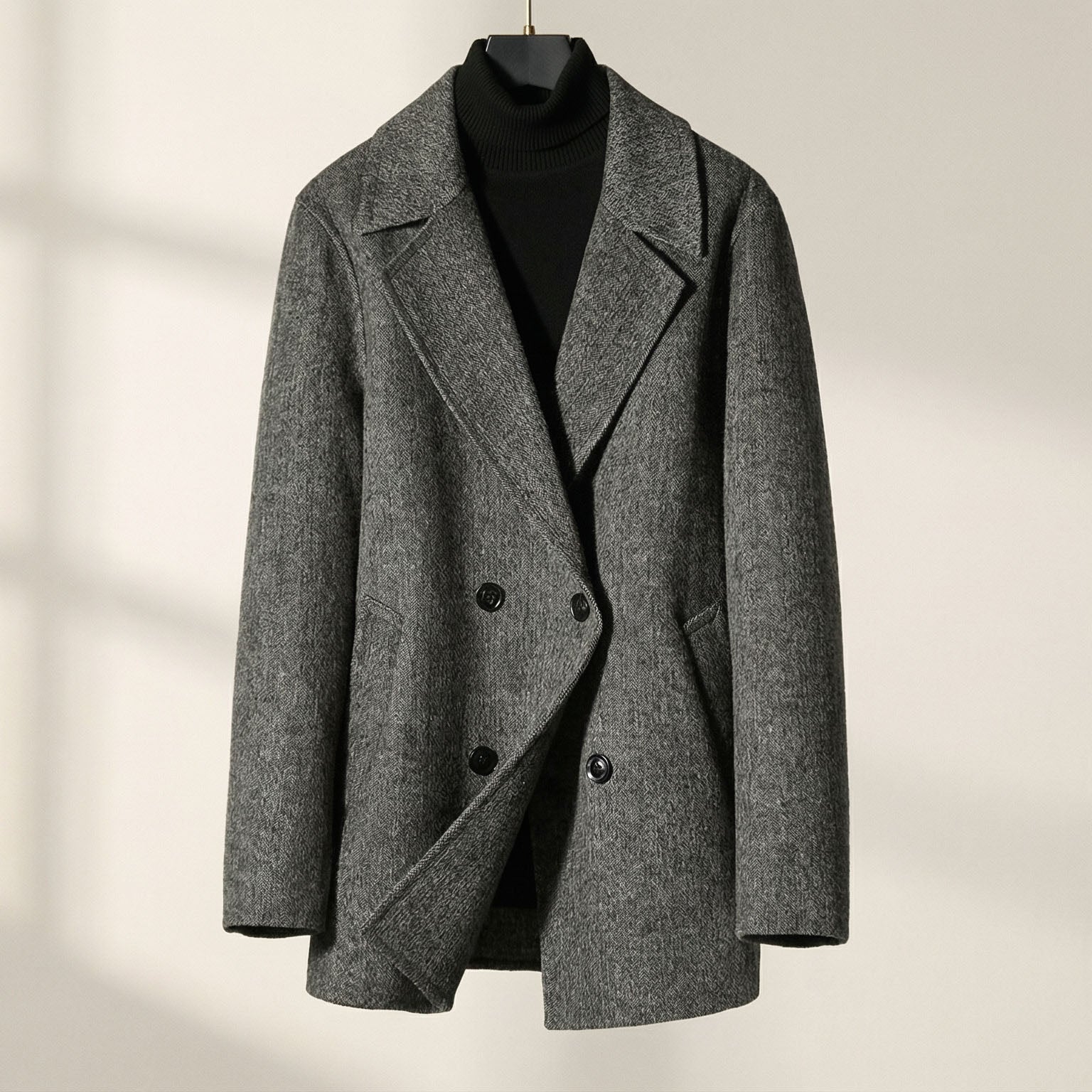 MARIVELOFASHION | CAPPOTTO STRUTTURATO IN LANA DA UOMO