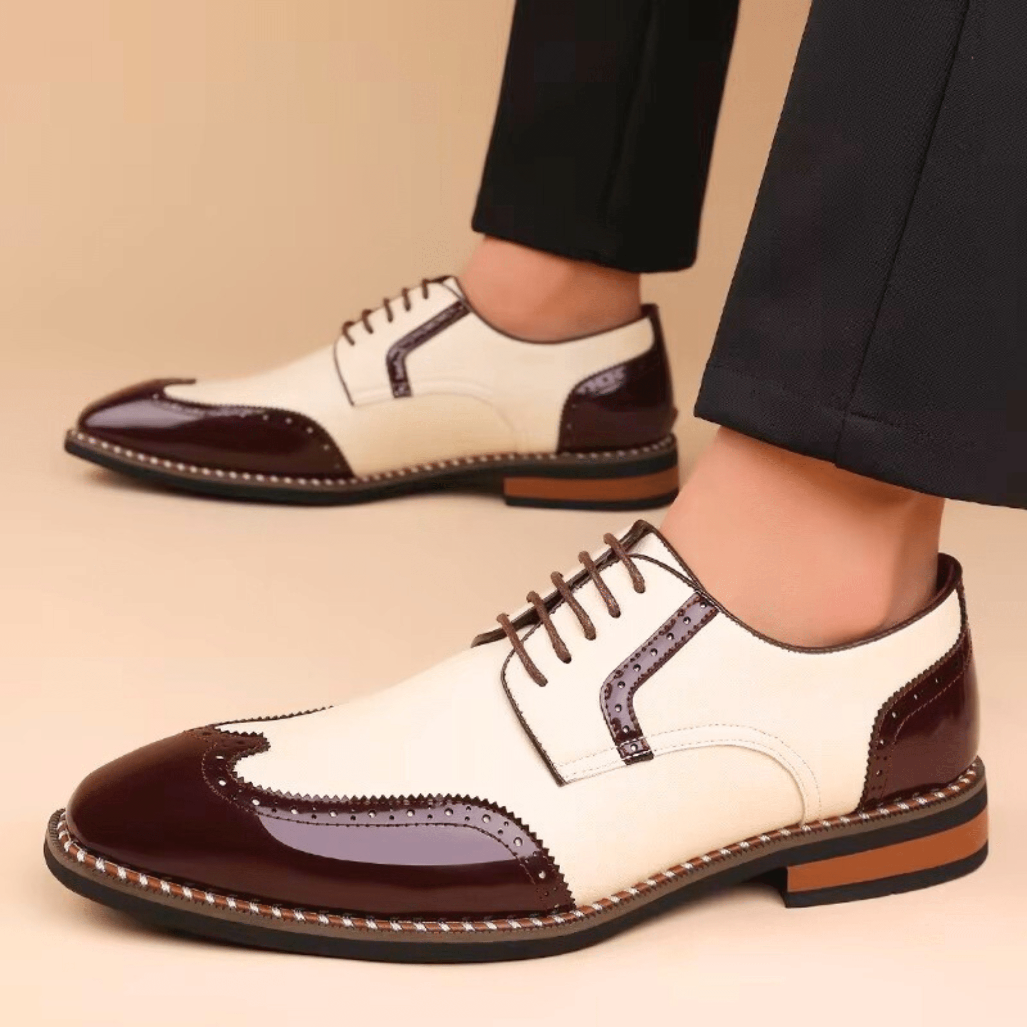MARIVELOFASHION | SCARPE BICOLORE DA UOMO
