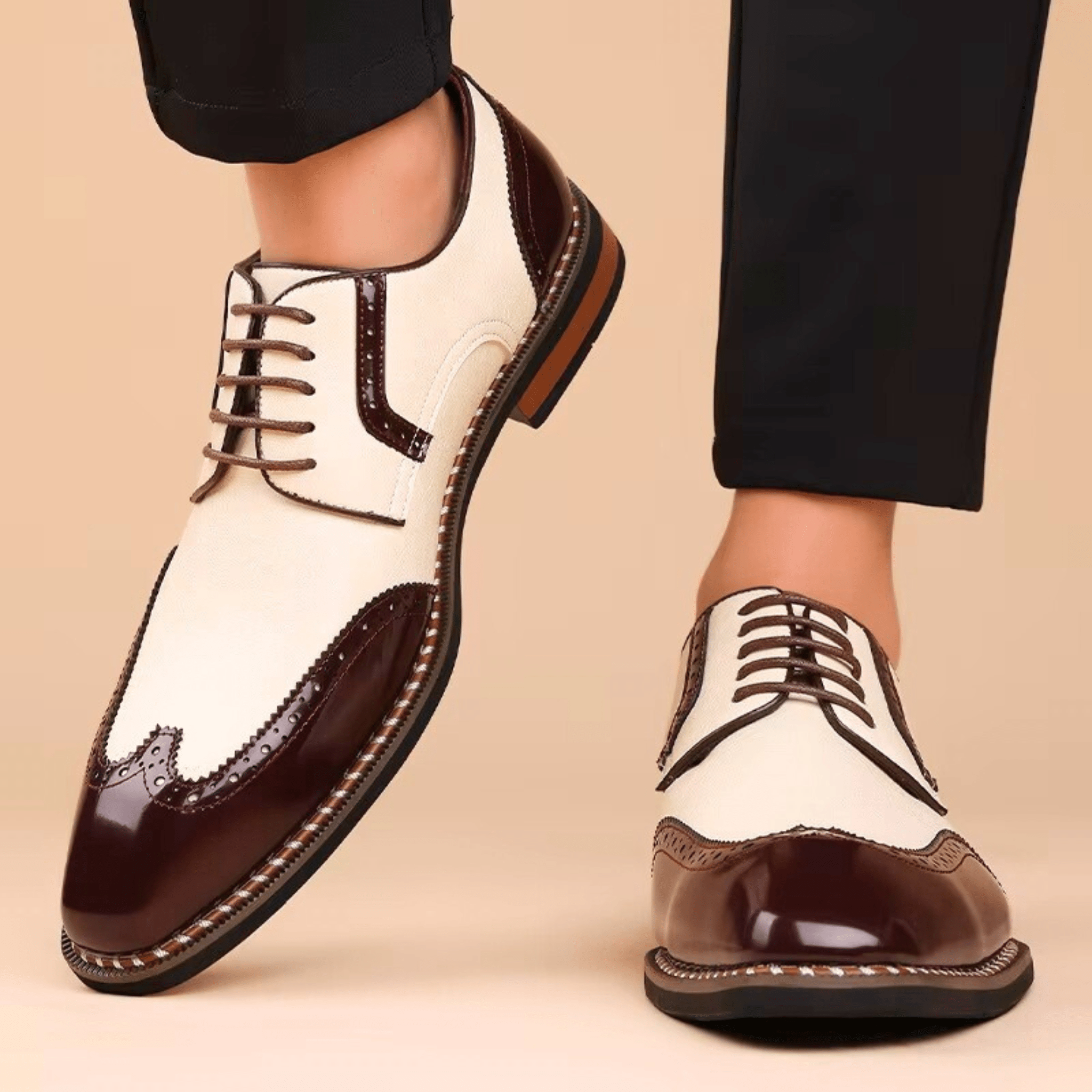 MARIVELOFASHION | SCARPE BICOLORE DA UOMO