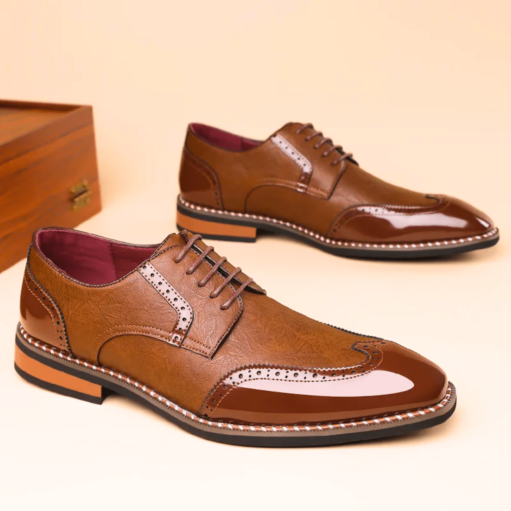 MARIVELOFASHION | SCARPE BICOLORE DA UOMO