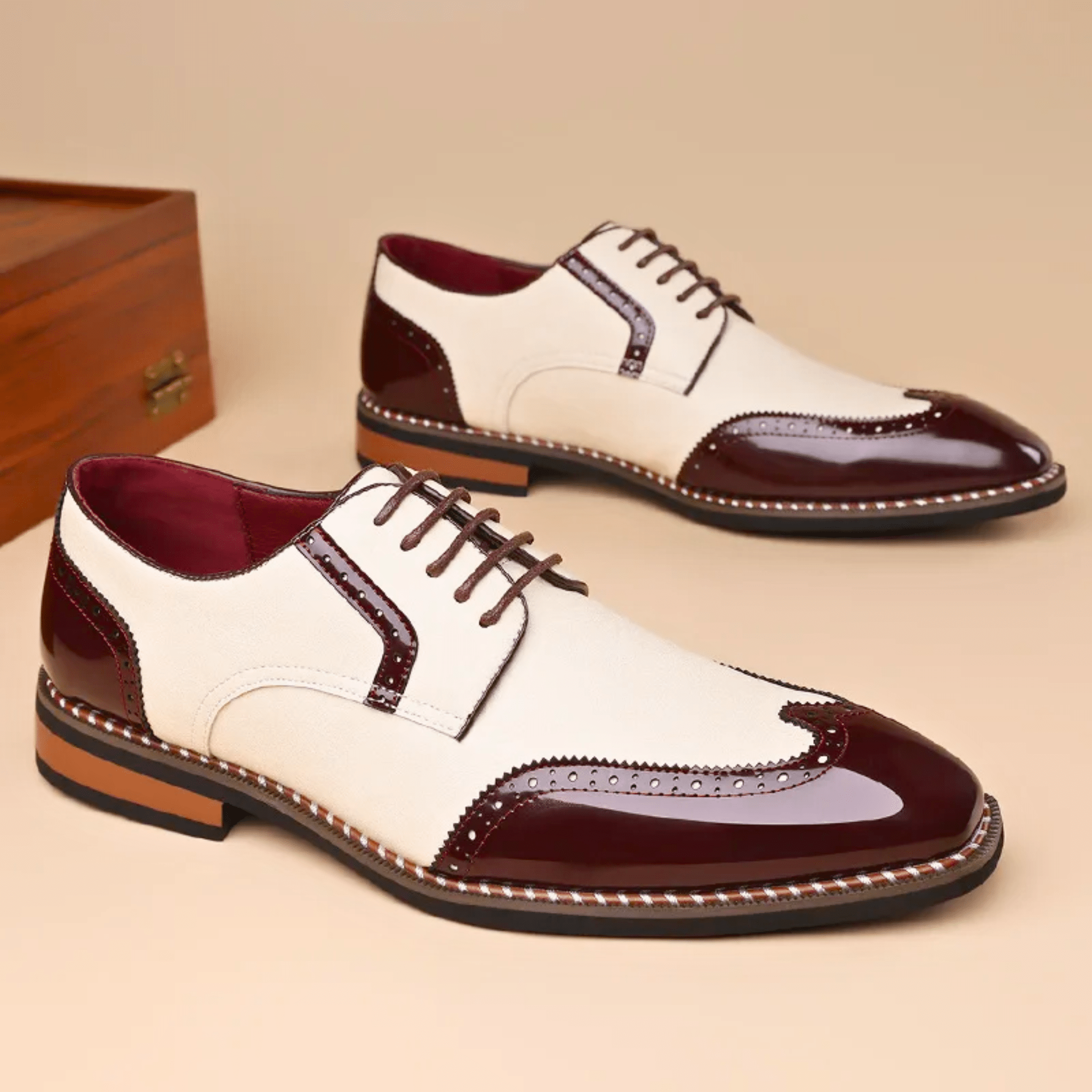 MARIVELOFASHION | SCARPE BICOLORE DA UOMO