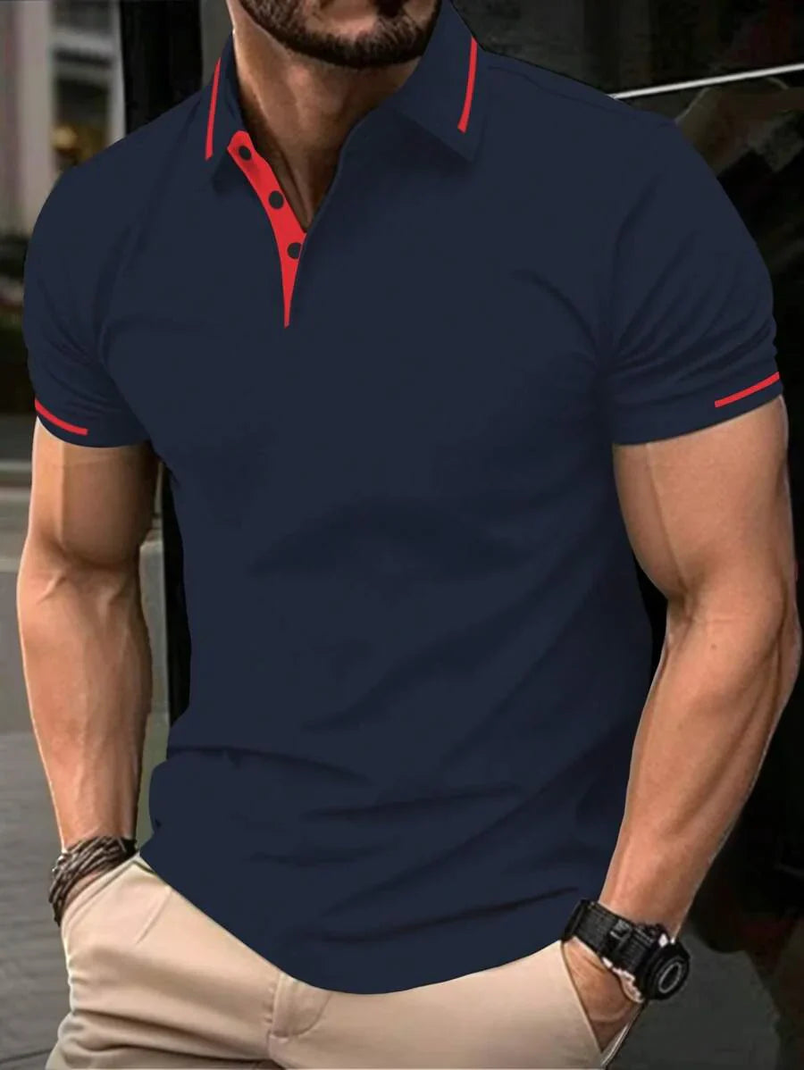 MARIVELOFASHION | DARIO | POLO ELEGANTE PER LE GIORNATE ESTIVE AL LAVORO DA UOMO