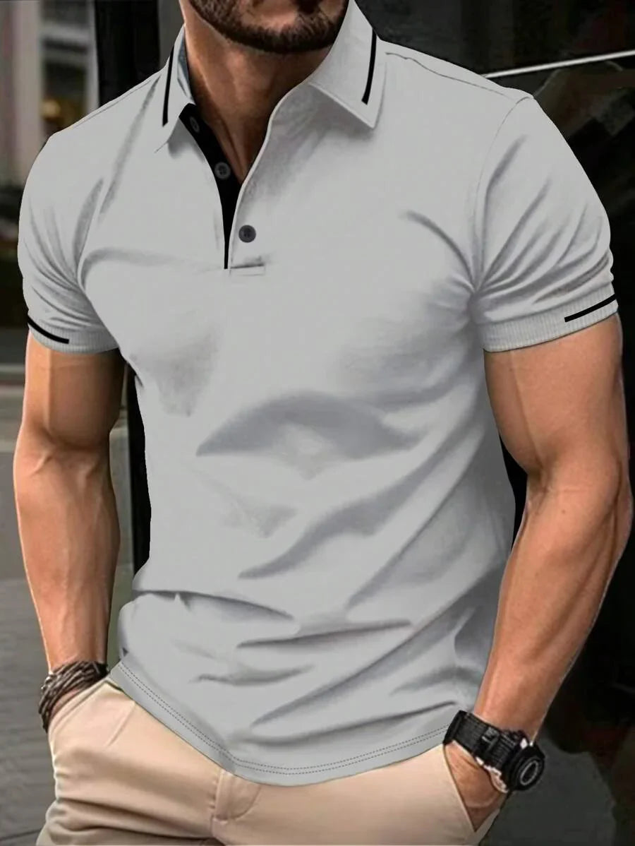 MARIVELOFASHION | DARIO | POLO ELEGANTE PER LE GIORNATE ESTIVE AL LAVORO DA UOMO