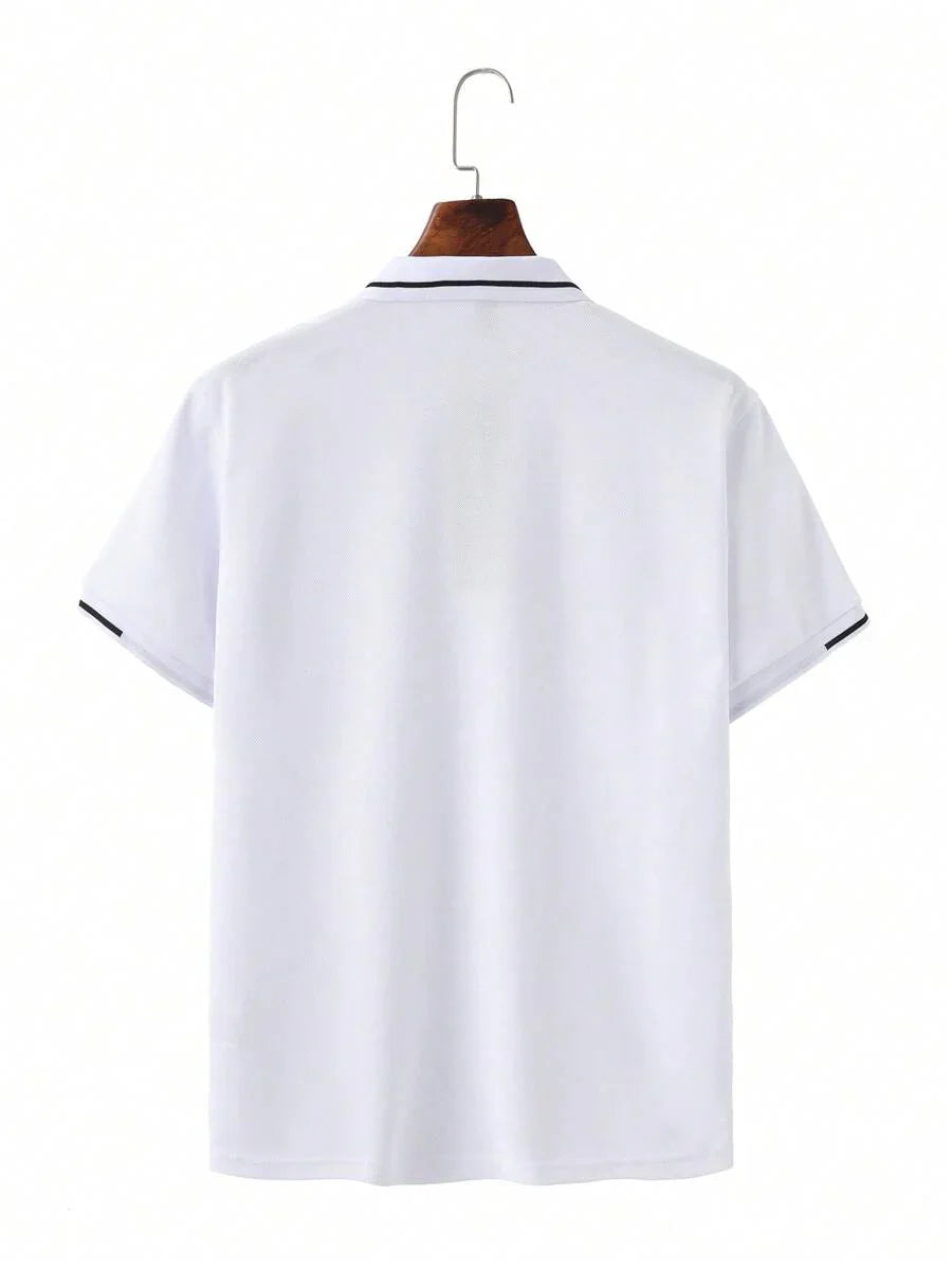 MARIVELOFASHION | DARIO | POLO ELEGANTE PER LE GIORNATE ESTIVE AL LAVORO DA UOMO