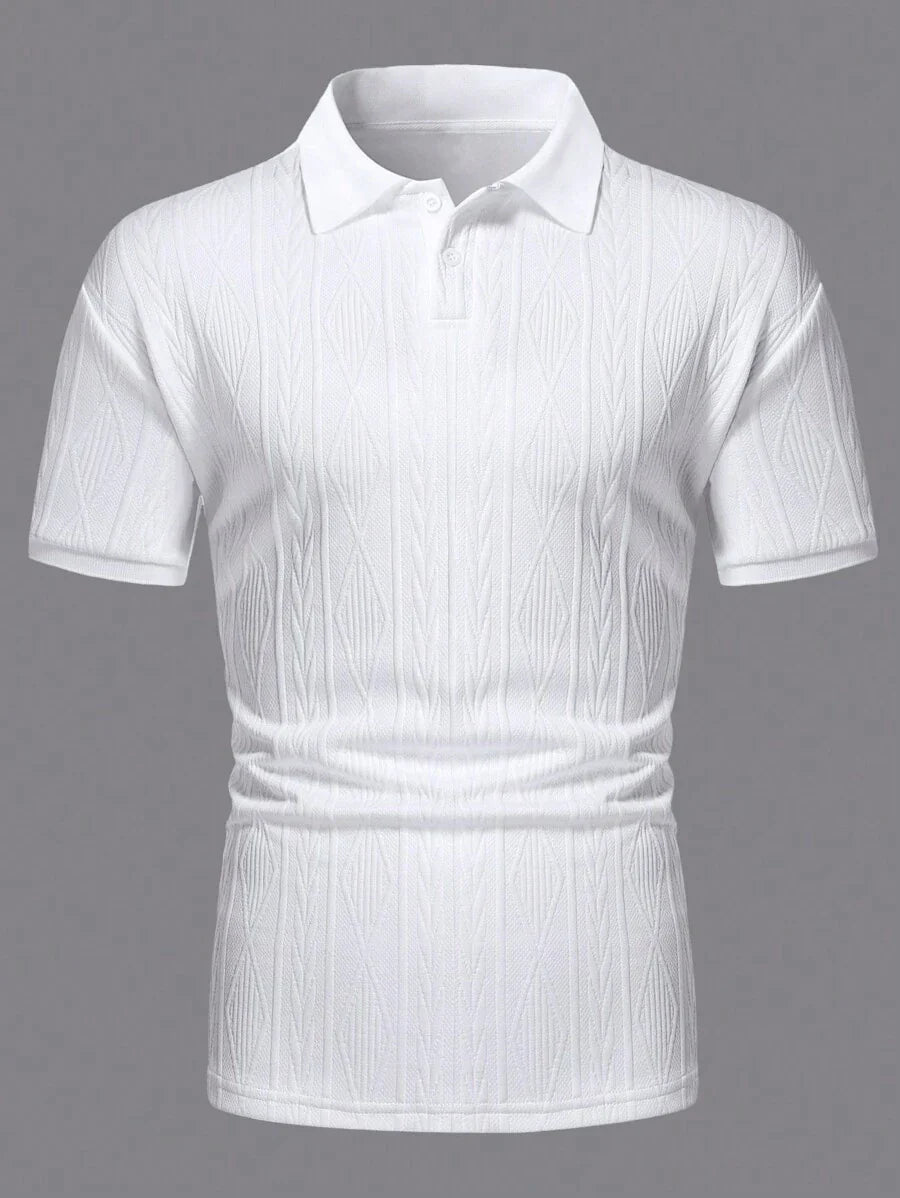 MARIVELOFASHION | GIANNI | POLO CASUAL ESTIVA CON BOTTONI DA UOMO