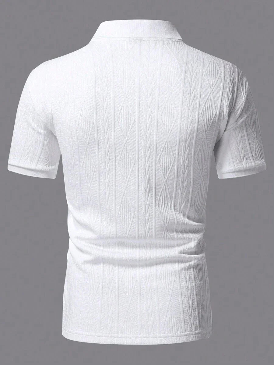 MARIVELOFASHION | GIANNI | POLO CASUAL ESTIVA CON BOTTONI DA UOMO