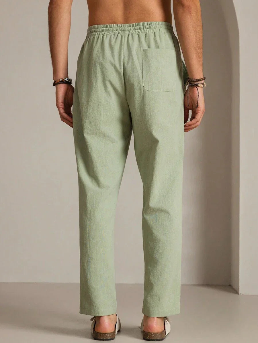MARIVELOFASHION | MATTEO | PANTALONI ESTIVI DI LUSSO DA UOMO