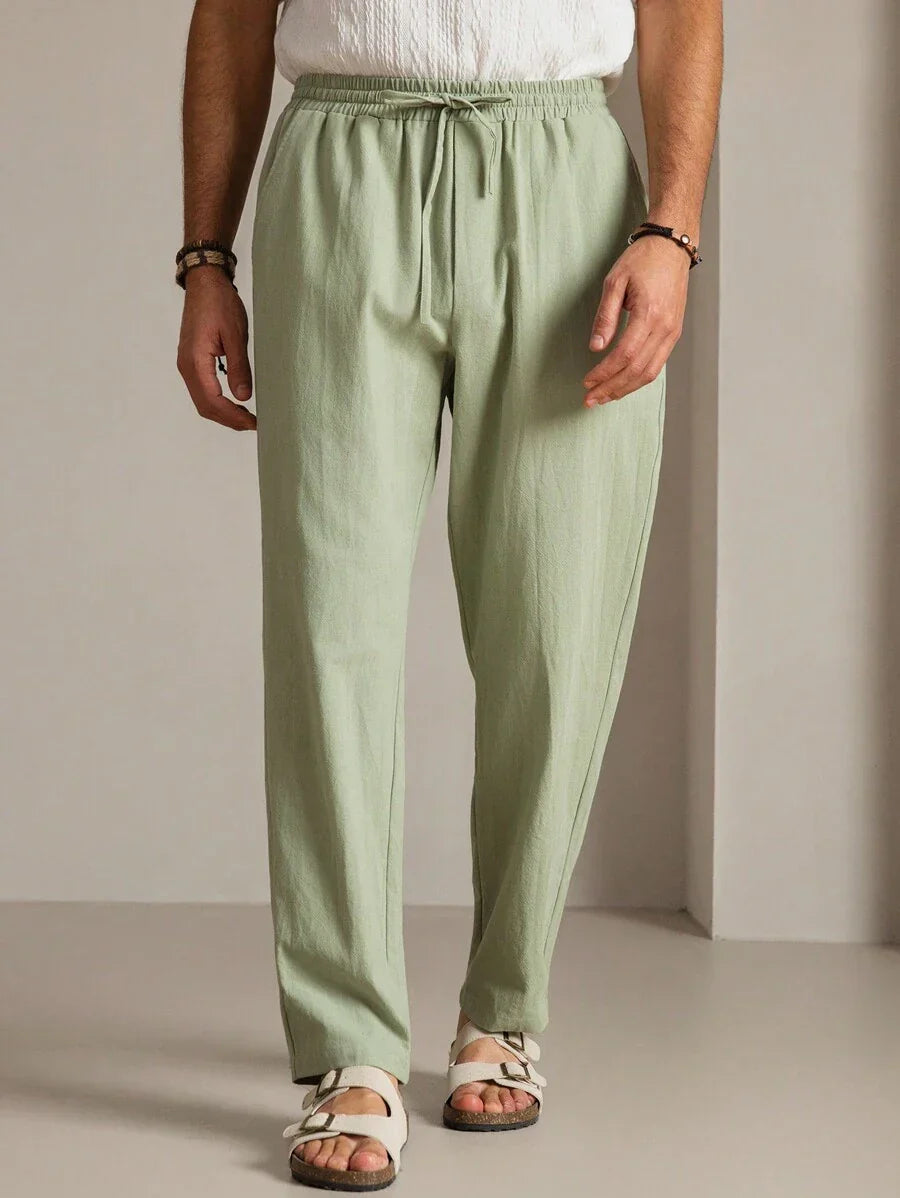 MARIVELOFASHION | MATTEO | PANTALONI ESTIVI DI LUSSO DA UOMO