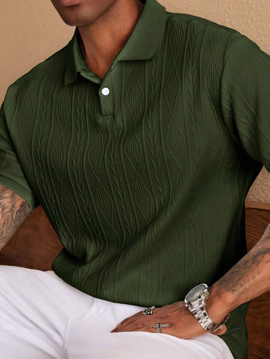 MARIVELOFASHION | GIANNI | POLO CASUAL ESTIVA CON BOTTONI DA UOMO