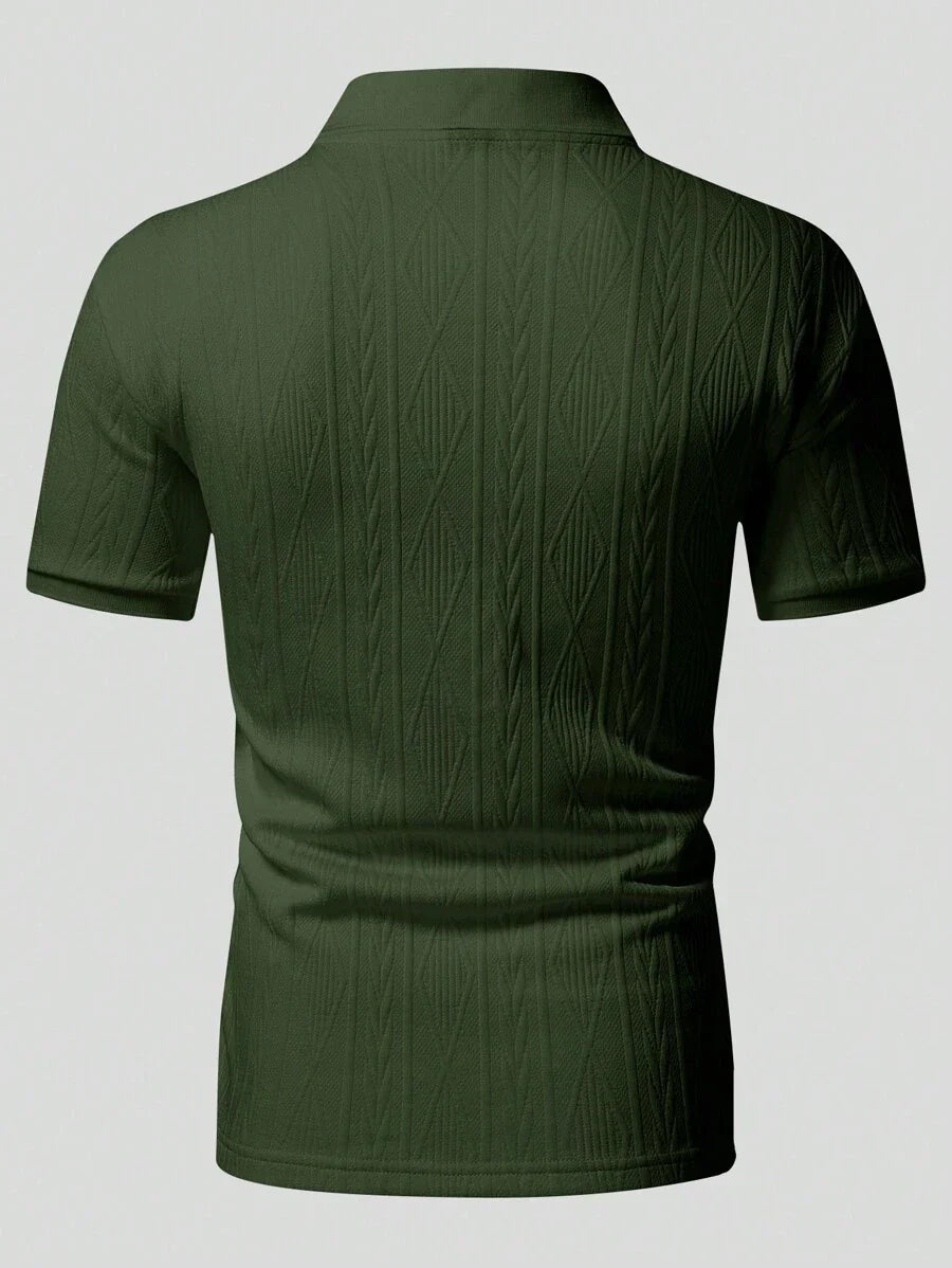 MARIVELOFASHION | GIANNI | POLO CASUAL ESTIVA CON BOTTONI DA UOMO