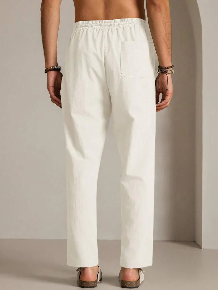 MARIVELOFASHION | MATTEO | PANTALONI ESTIVI DI LUSSO DA UOMO