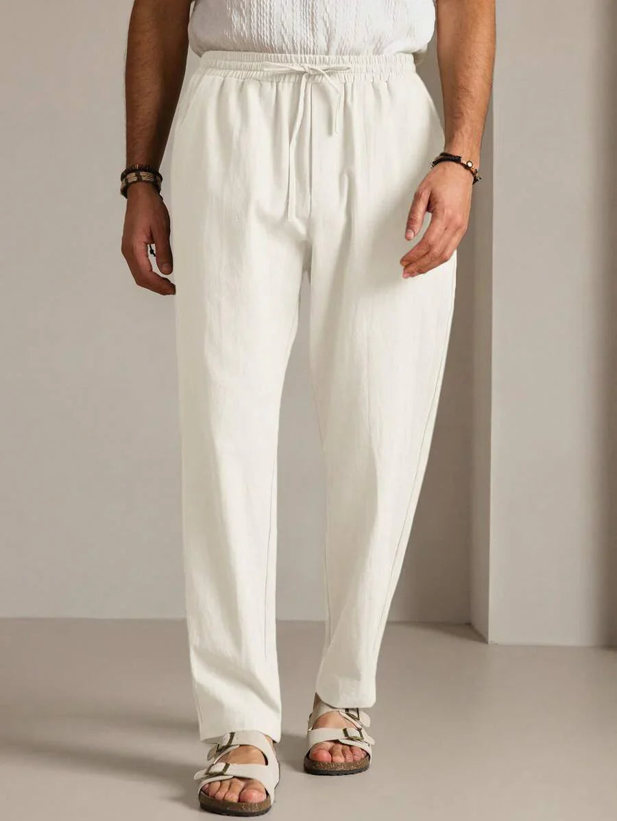 MARIVELOFASHION | MATTEO | PANTALONI ESTIVI DI LUSSO DA UOMO