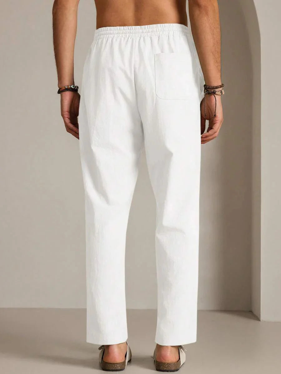 MARIVELOFASHION | MATTEO | PANTALONI ESTIVI DI LUSSO DA UOMO