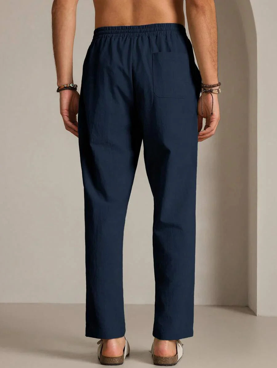 MARIVELOFASHION | MATTEO | PANTALONI ESTIVI DI LUSSO DA UOMO