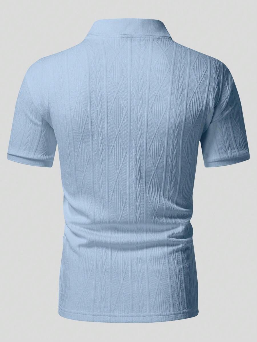 MARIVELOFASHION | GIANNI | POLO CASUAL ESTIVA CON BOTTONI DA UOMO