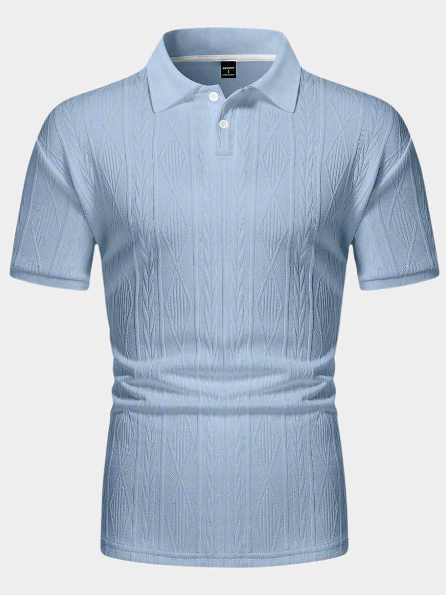 MARIVELOFASHION | GIANNI | POLO CASUAL ESTIVA CON BOTTONI DA UOMO