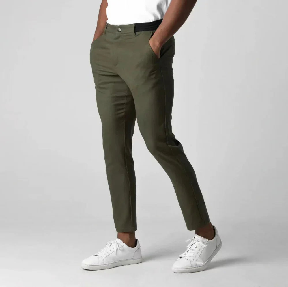 MARIVELOFASHION | PANTALONI SLIM FIT ELASTICIZZATI | GAMBA AFFUSOLATA