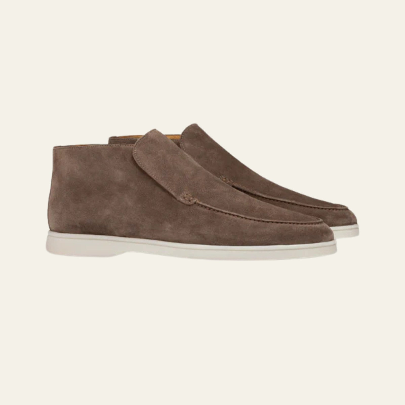 MARIVELOFASHION | MOCASSINI DA UOMO | SCARPE SLIP-ON IN CAMOSCIO VEGANO