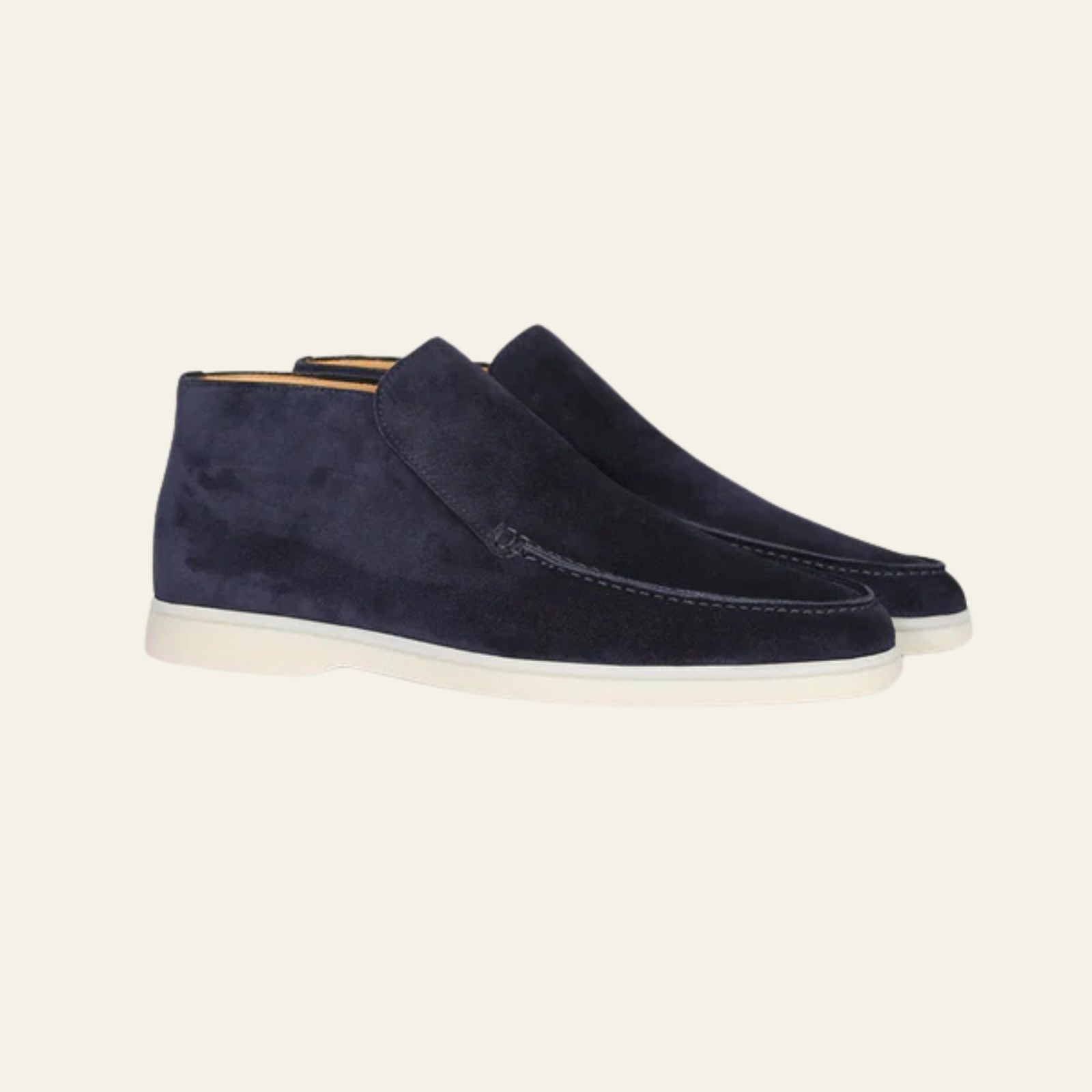 MARIVELOFASHION | MOCASSINI DA UOMO | SCARPE SLIP-ON IN CAMOSCIO VEGANO