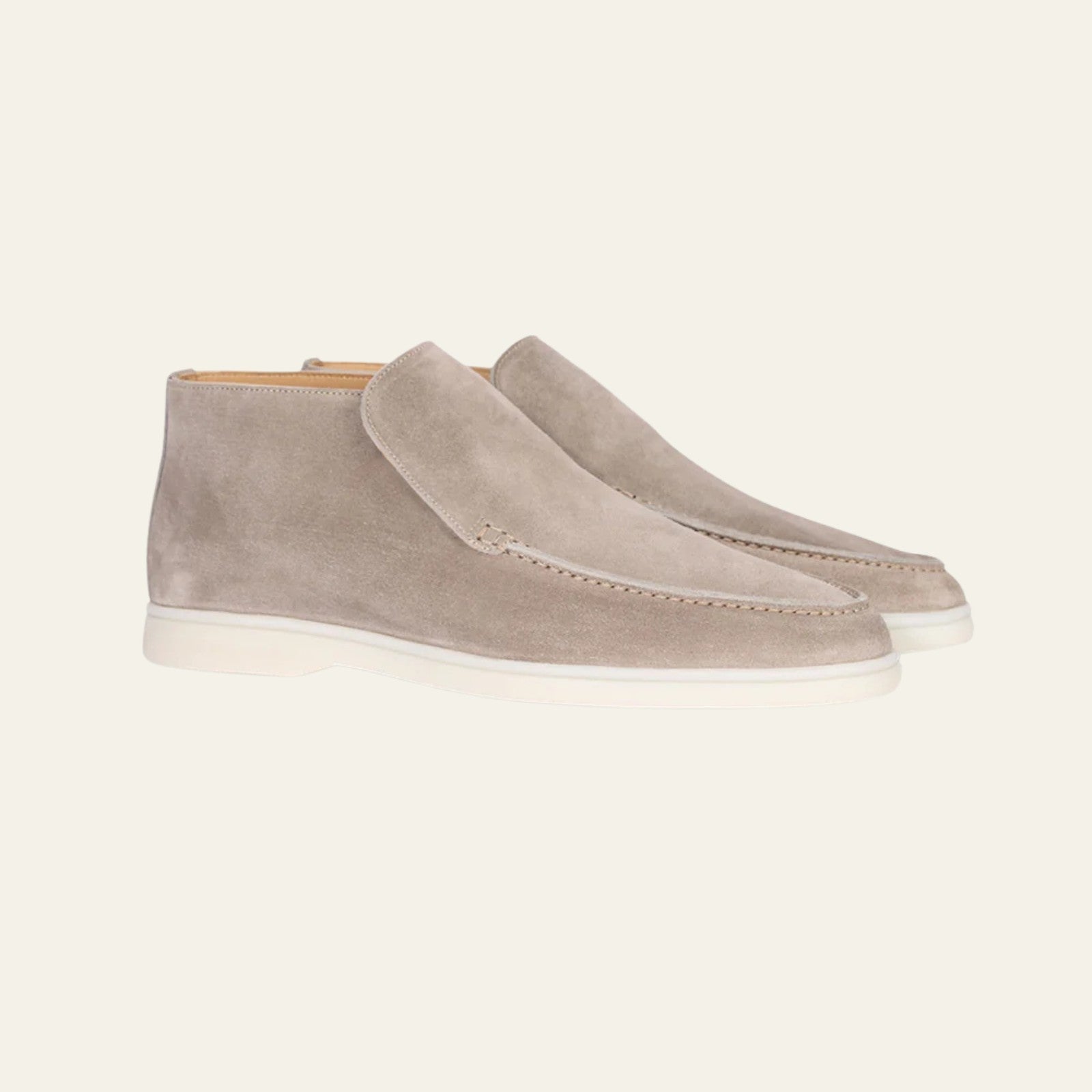 MARIVELOFASHION | MOCASSINI DA UOMO | SCARPE SLIP-ON IN CAMOSCIO VEGANO