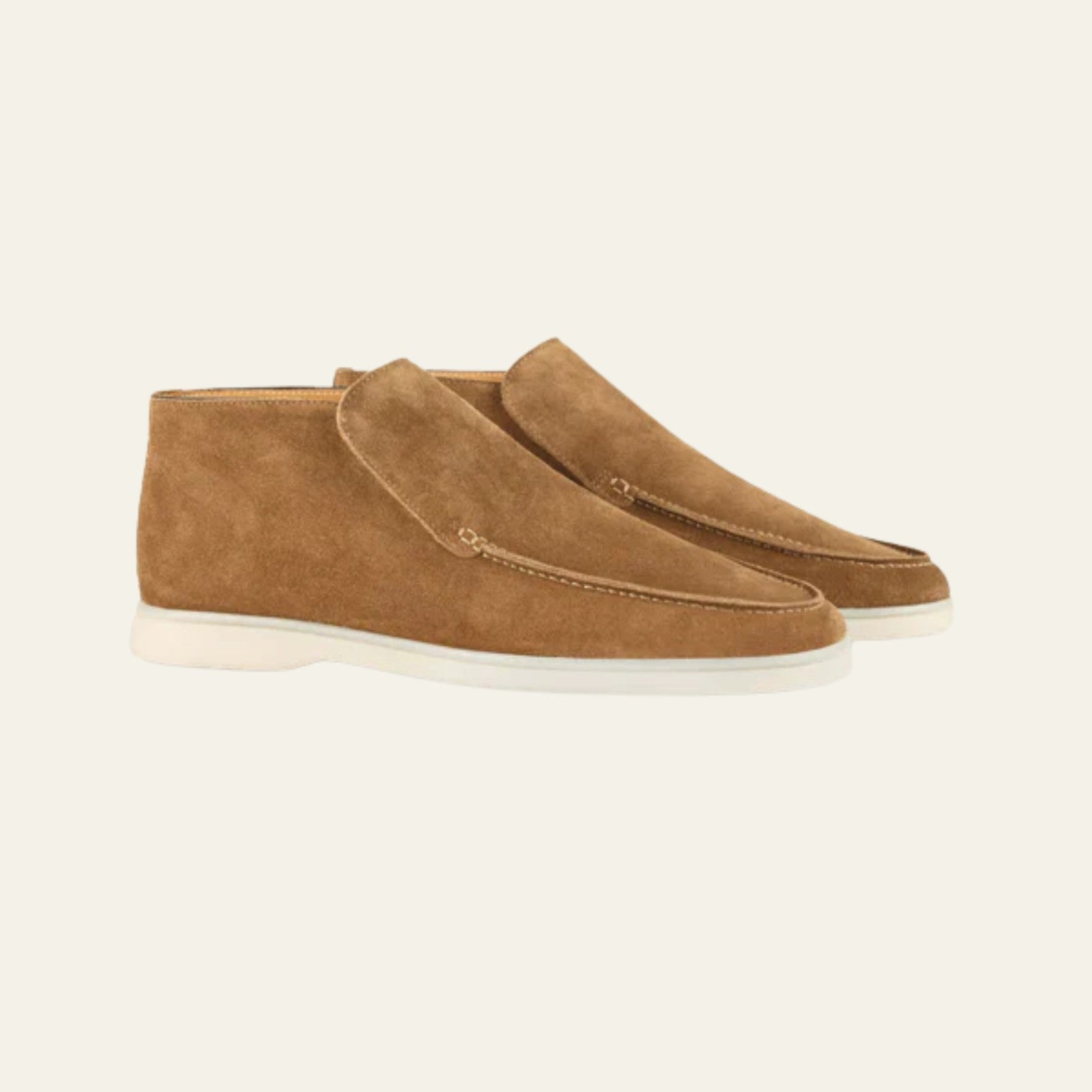 MARIVELOFASHION | MOCASSINI DA UOMO | SCARPE SLIP-ON IN CAMOSCIO VEGANO