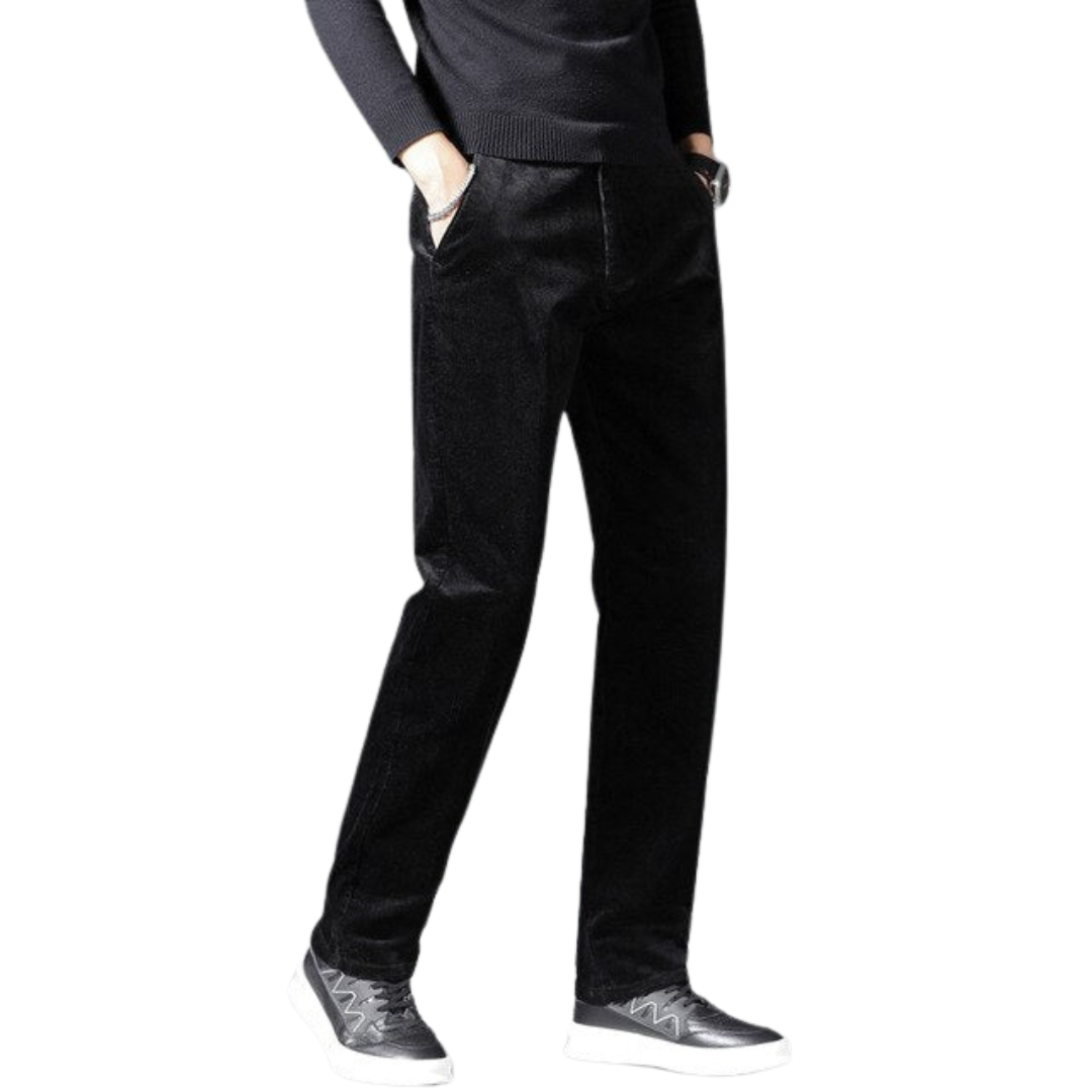 Jacob | Pantaloni in Corduroy a Vita Media.