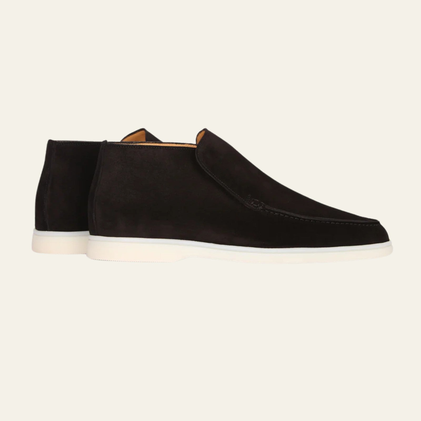 MARIVELOFASHION | MOCASSINI DA UOMO | SCARPE SLIP-ON IN CAMOSCIO VEGANO