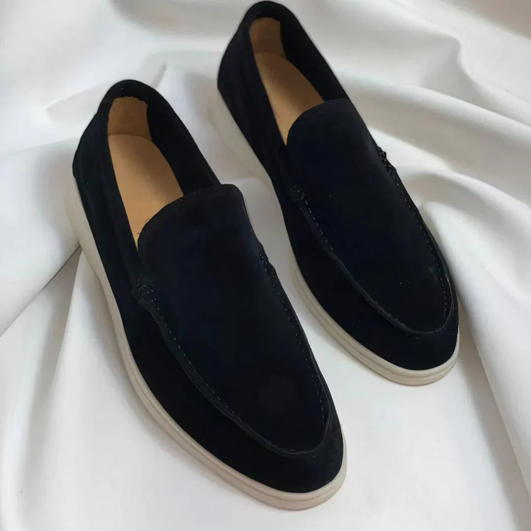 MARIVELOFASHION | MOCASSINI ELEGANTI IN CAMOSCIO DA UOMO