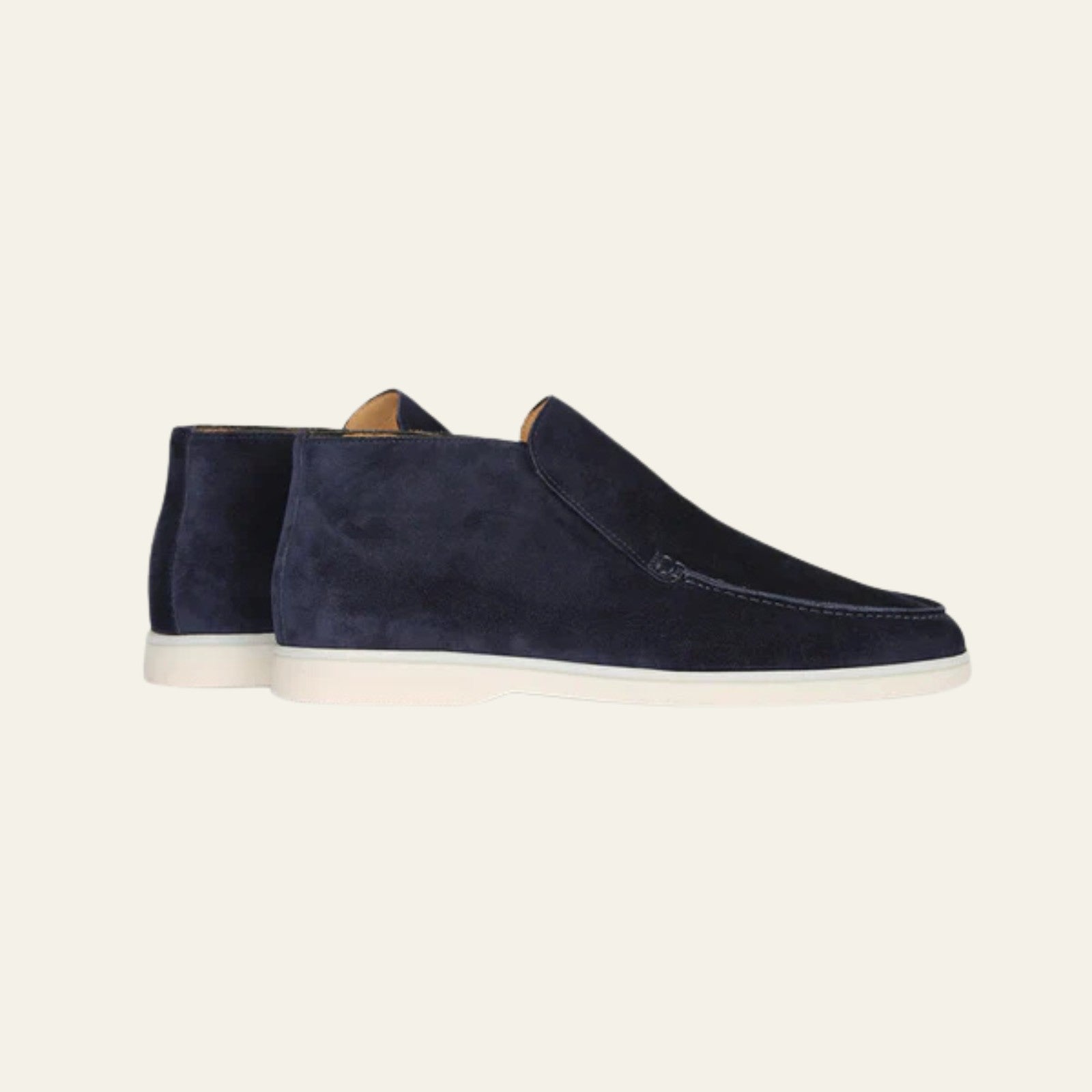 MARIVELOFASHION | MOCASSINI DA UOMO | SCARPE SLIP-ON IN CAMOSCIO VEGANO