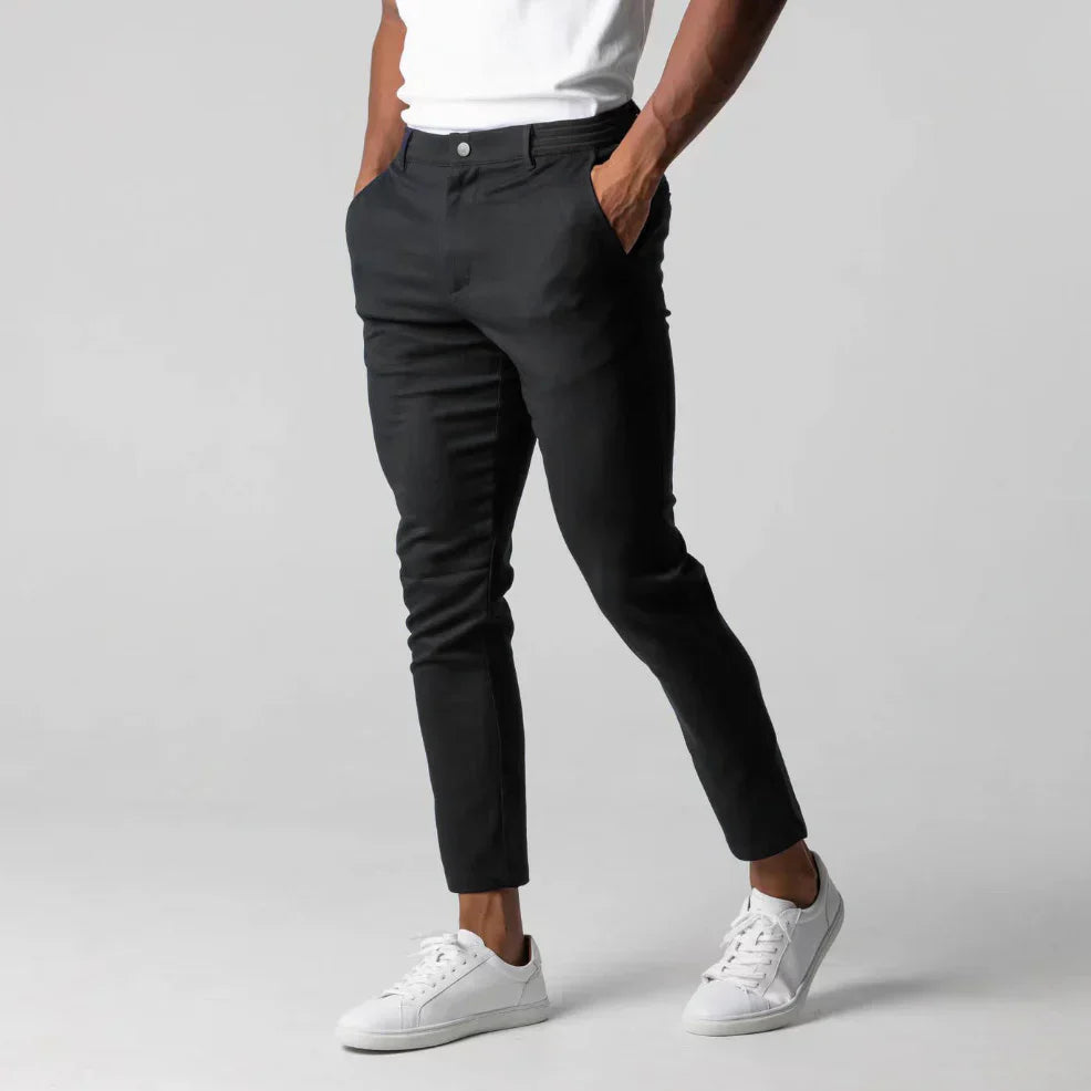 MARIVELOFASHION | PANTALONI SLIM FIT ELASTICIZZATI | GAMBA AFFUSOLATA